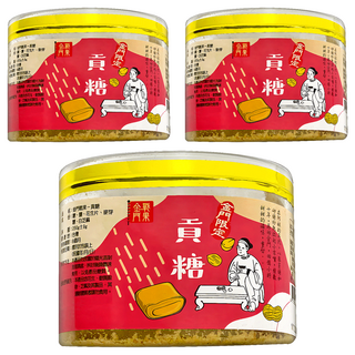 金門戰果 貢糖 250g 花生片 麥芽糖 白芝麻, 3盒