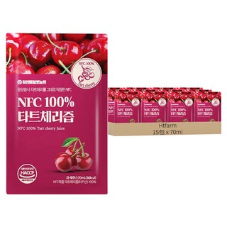 Htfarm NFC100%櫻桃飲 附吾家有貓手提袋, 70ml, 15包