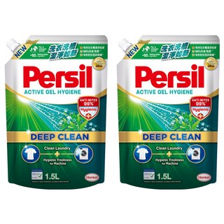 Persil 寶瀅 深層酵解洗衣凝露 補充包 99%以上有效除菌, 1.5L, 2包