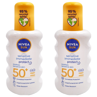 NIVEA 妮維雅 SUN 專業級防曬噴霧 SPF50+, 200ml, 2瓶