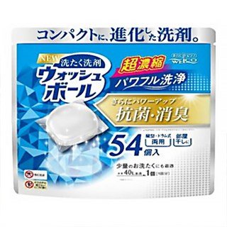 WELCO 抗菌消臭洗衣膠球, 54顆, 1袋