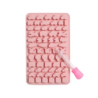 TRIARROW 三箭牌 Q版交通工具軟糖模 附滴管12.7 x 23.1 x 1cm, 單色, 1個