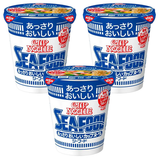 NISSIN 日清 CUP NOODLE 合味道 清爽海鮮杯麵 60g, 3入