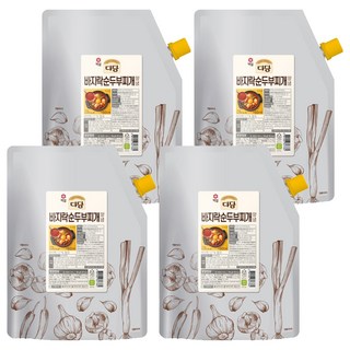 다담 순두부찌개양념, 2kg, 4개