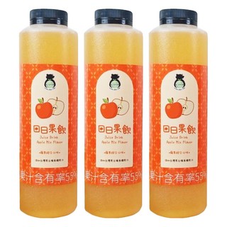 TAIWAN SWEET FARM 台灣好田 日日果飲 蘋果綜合口味, 880ml, 3瓶