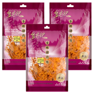 金安記 香辣豬肉絲, 60g, 3包