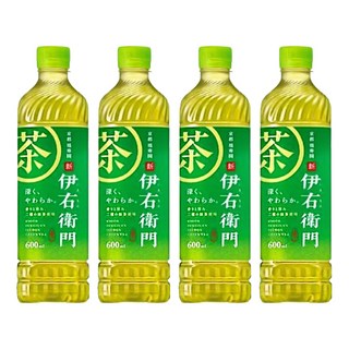 Suntory 三得利 伊右衛門 綠茶飲料, 600ml, 4瓶
