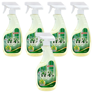 必安住 淳菁粹 香茅油, 500ml, 5瓶