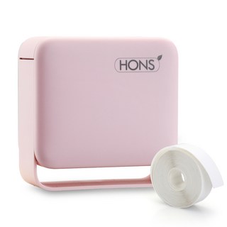 혼스 감열식 라벨프린터, 1개, HSRP-301P(Pink)