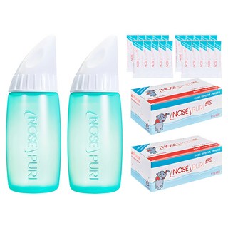 노즈퓨리 어린이 코세정 키트 + 분말 70p, 2세트