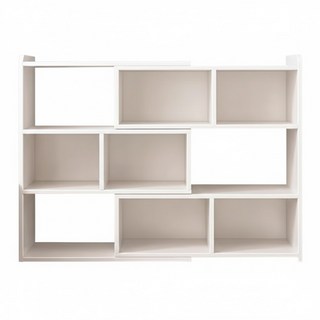 書架 289-SY, 白色, 3層