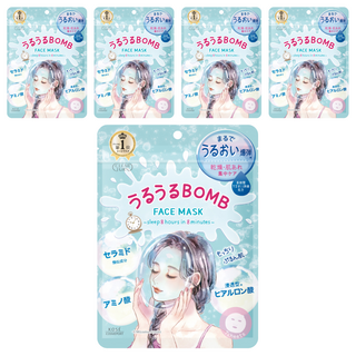 KOSE 高絲 CLEAR TURN 光映透 爆彈保濕面膜 168毫升, 7個, 5包