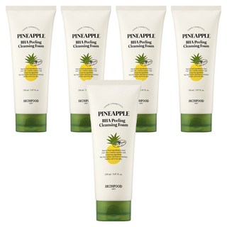 SKINFOOD 鳳梨BHA去角質洗面乳, 150ml, 5條
