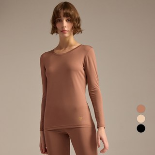 게스언더웨어 여성용 웜핏 베이직 내의 상하의 세트