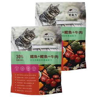 Beautiful Pets 愛美力 全齡貓 亮毛挑嘴低敏護膚配方貓糧, 亮毛護膚, 1.5kg, 2包