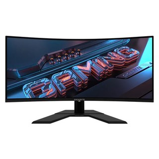 GIGABYTE 技嘉科技 VA 2K 120Hz 曲面電競螢幕 34型 HDR/FreeSync/1500R/TUV護眼, 34吋, GS34WQC, 1個