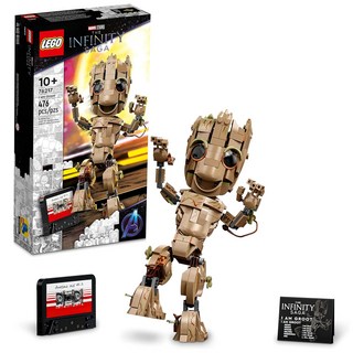 LEGO 樂高 76217 漫威超級英雄系列 我是格魯特 I am Groot 人氣電影角色主題 適合收藏遊玩, 1盒
