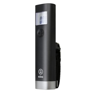 aibo 日系簡約 數位電子行李秤 LCD高清晰顯示 kg/lb單位切換 最大秤重50kg, 黑色, 1盒