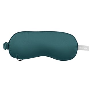 Comefree 石墨烯真絲溫控眼罩 39g極致輕柔 呵護雙眼 One-touch三段溫控 USB充電, CF-2391DG, 墨綠色