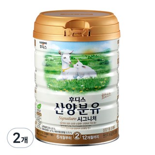 일동후디스 시그니처 산양분유 2단계, 800g, 2개