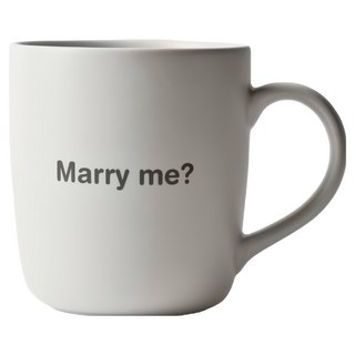 Propaganda MR.P 馬克杯 MARRY ME?嫁給我吧! 陶瓷杯, 白色, 1個