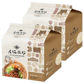 老鍋米粉 香菇肉燥風味 1人份 純米米粉, 240g, 2袋