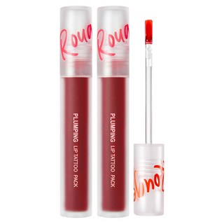 카트린 맥스클리닉 루즈스타 플럼핑 립 타투 팩, 클래식레드, 2개