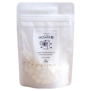 HOTAPA 天然貝殼粉洗衣槽去污清潔錠 100顆裝, 45g, 1包