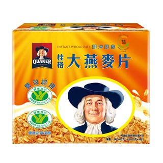 QUAKER 桂格 即沖即食大燕麥片盒裝, 1盒, 2.6kg