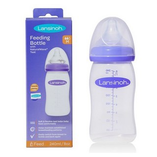 Lansinoh 蘭思諾 嬰兒奶嘴 PP奶瓶, 混合顏色, 240ml, 1個