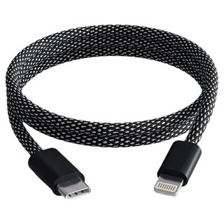 ZMIFI 紫米 Lightning 編織數據線 AL853, 150cm, MFI認證, 適用於iPod/iPhone/iPad, 黑色, 1條