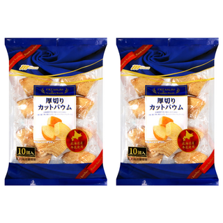 日本 marukin 北海道厚切年輪蛋糕 10個, 230g, 2袋