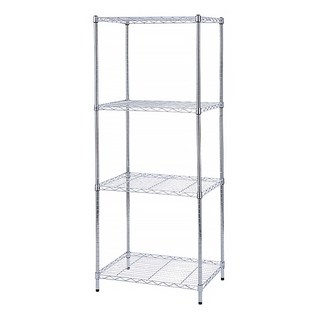 Useful Design 悠室屋家居 波浪電鍍層架, 銀色, 4層