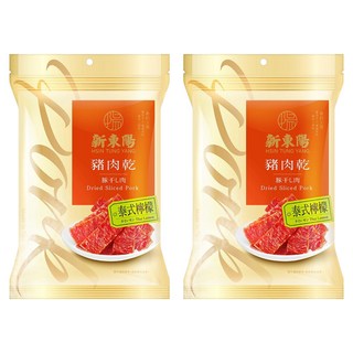 新東陽 豬肉乾 泰式檸檬, 210g, 2包