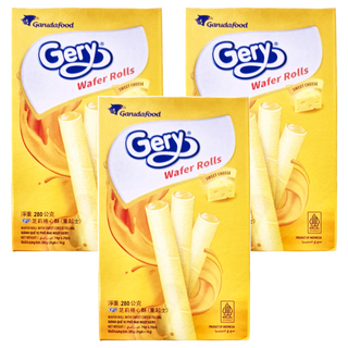 Gery 芝莉 捲心酥 重起司, 濃厚起司爆漿, 獨立包裝方便攜帶, 辦公室團購聖品, 280g, 3盒