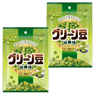 春日井 豆菓子 山葵味, 67g, 2包