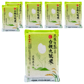 天生好米 花東生態 台稉九號米, 1.5kg, 6包, CNS二等