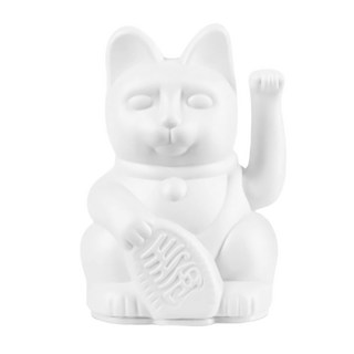 DONKEY 幸運繽紛招財貓 迷你款, 白色 10cm
