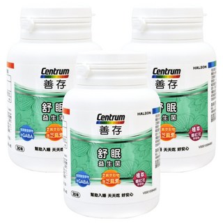 善存 舒眠益生菌, 30顆, 3罐