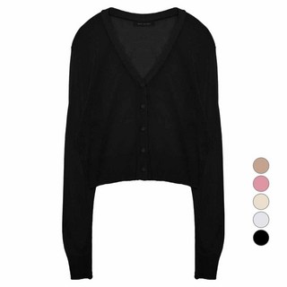 BURU N JUDY 女款基本款長袖開襟衫 BORHCD503A