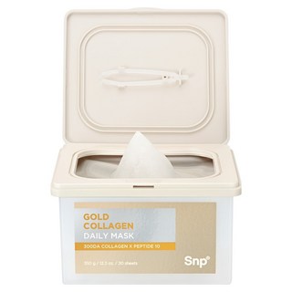 에스엔피 골드 콜라겐 데일리 뽑아쓰는 마스크팩 350g, 30개입, 1개