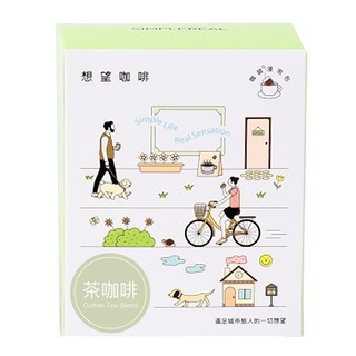 SIMPLEREAL 想望咖啡 浸泡組合, 淺中焙 獨家風味, 100%阿拉比卡, 12g, 5包, 1盒