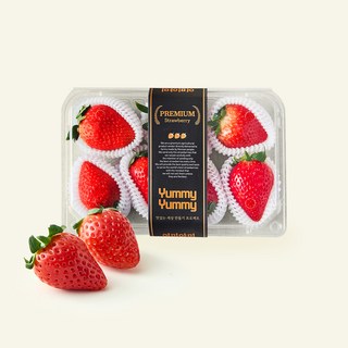 여미야미 한단 킹스베리 딸기, 1개, 400g(특대과)