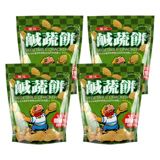 華元 鹹蔬餅, 172g, 4包