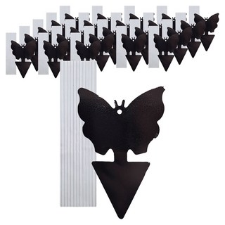 가든잇 초파리 끈끈이 트랩 12p + 와이어 12p 세트 검정, 2세트