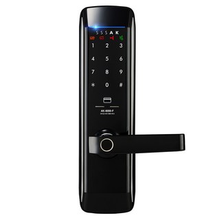 SSSAK指紋識別無孔Lightning有把手門鎖 AK-8000-F, 客戶自行安裝