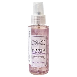 Wardah 身體香水噴霧 Peaceful 100ml，清新持久，展現個人魅力, 1瓶