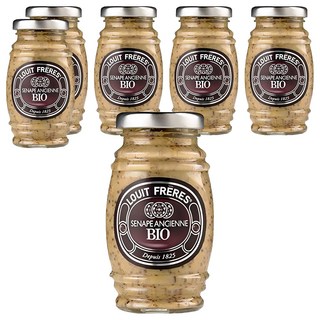 LOUIT FRERES 路易斐烈 全麥芥末醬, 130g, 6個