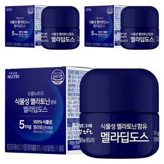 티에프티 프롬뉴트리 식물성 멜라토닌 함유 멜라딥도스 30p, 3개