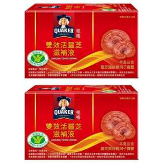 桂格 雙效活靈芝, 6瓶, 60ml, 2盒